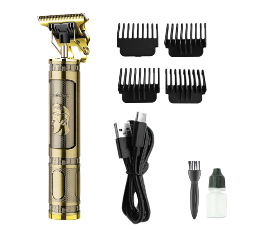 Ps-033 Çelik Kasa Profesyonel T-bıçak Saç Sakal Ense Ve Çizim Tıraş Makinesi