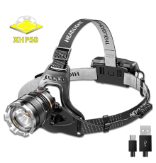 Ps-8002 Sensörlü Zoomlu Profesyonel Şarjlı Kafa Lambası