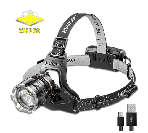 Ps-8002 Sensörlü Zoomlu Profesyonel Şarjlı Kafa Lambası Ps-8002 Sensörlü Zoomlu Profesyonel Şarjlı Kafa Lambası