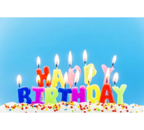 Rengarenk Happy Birthday Yazılabilen Doğum Günü Mumu Rengarenk Happy Birthday Yazılabilen Doğum Günü Mumu