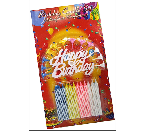 Rengarenk Mumlu Beyaz Happy Birthday Yazılı Doğum Günü Mumu 12 Adet Rengarenk Mumlu Beyaz Happy Birthday Yazılı Doğum Günü Mumu 12 Adet