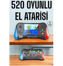 Retro 500 Oyunlu Nostaljik Oyunlu El Atari Gamebox Oyun Konsolu Çift Destekli