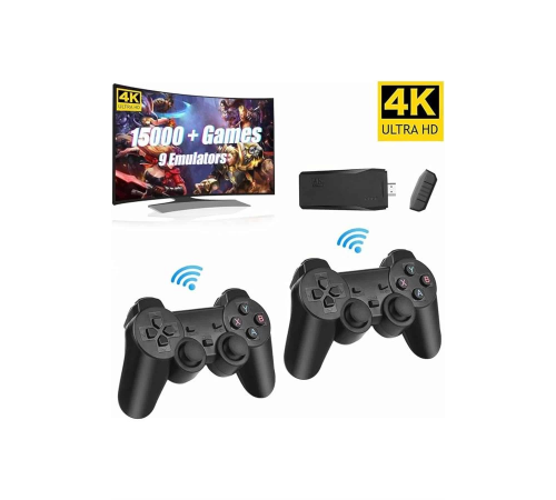 Retro Game Stick Çift Kol Kablosuz Atari Oyun Konsolu 2.4g Uyumlu Retro Game Stick Çift Kol Kablosuz Atari Oyun Konsolu 2.4g Uyumlu