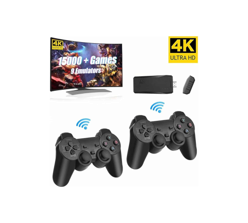 Retro Game Stick Çift Kol Kablosuz Atari Oyun Konsolu 2.4g Uyumlu Retro Game Stick Çift Kol Kablosuz Atari Oyun Konsolu 2.4g Uyumlu