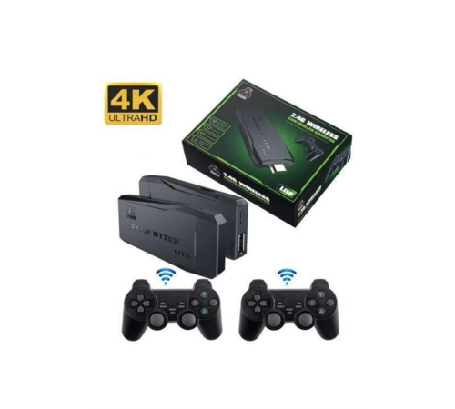 Retro Oyunlar 4k Game Stick 2.4g Kablosuz Çift Kol 3500 Oyun Atari Retro Oyunlar 4k Game Stick 2.4g Kablosuz Çift Kol 3500 Oyun Atari