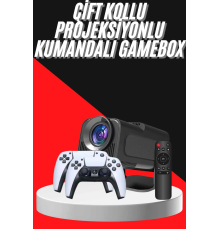 Retro Video Oyunu Konsolu Android Tv El Oyun Konsolu WIFI Taşınabilir Projeksiyon Cihazı