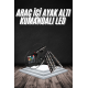 RGB Işıklı Araç İçi Aydınlatma Kumandalı 12'li Led Işık Renk Değiştirebilen