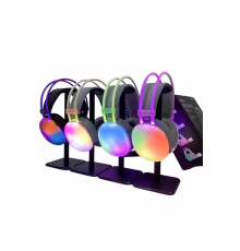 RGB Işıklı Yüksek Ses Kaliteli Kablosuz Kulak Üstü Bluetooth Kulaklık