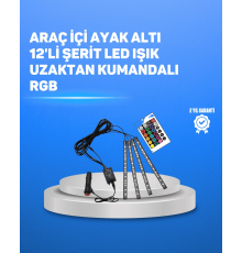 RGB LED Şerit Aydınlatma – Kolay Kurulumlu
