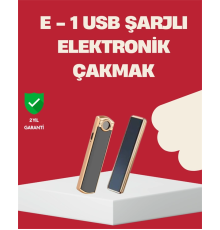 Rüzgar Geçirmez Elektronik Çakmak – Modern Tasarım, Metal Gövde