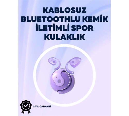 S05 Bluetoothlu Kulak İçi Spor Kulaklık – Kemik İletimi, Otomatik Bağlantı, Derin Bas Performansı