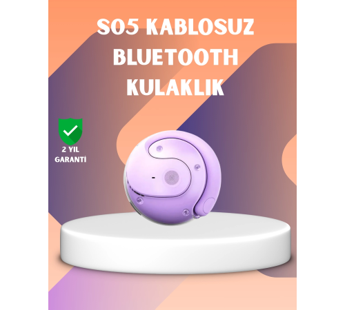S05 Spor Kulaklığı – Kemik İletimli, Kulak Kanalını Tıkamayan Yapı