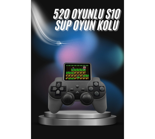 S10 Gamepad 520 Oyunlu Klasik Taşınabilir Retro Oyunlar Oyun Konsolu El Atarisi S10 Gamepad 520 Oyunlu Klasik Taşınabilir Retro Oyunlar Oyun Konsolu El Atarisi