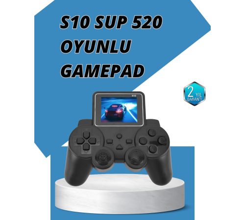 S10 Gamepad HDMI TV Bağlantılı 520 Klasik Retro Oyun 2025 Seri Orijinal