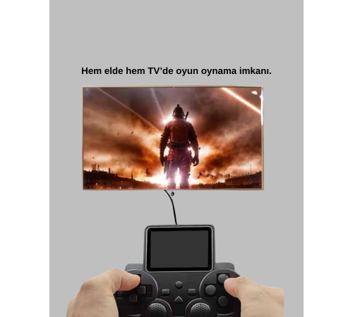S10 Gamepad HDMI TV Bağlantılı 520 Klasik Retro Oyun 2025 Seri Orijinal