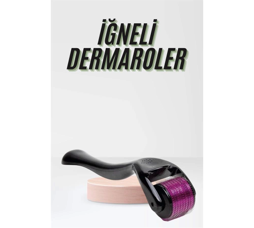 Saç Çıkarma Tarağı Dermaroller 540 Iğneli Roller 1 Mm Iğne Cilt Yüz Yenileme Bakım Seti Saç Çıkarma Tarağı Dermaroller 540 Iğneli Roller 1 Mm Iğne Cilt Yüz Yenileme Bakım Seti