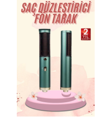Saç Düzleştirici Fön Makinesi Saç Fırçası Profesyonel Üflemeli