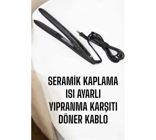 Saç Düzleştirici Isı Ayarlı Döner Kablo Yıpranma Karşıtı Saç Düzleştirici Isı Ayarlı Döner Kablo Yıpranma Karşıtı