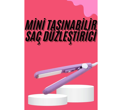 Saç Düzleştirici Pürüzsüz Parlaklık Seyahat Tipi Taşınabilir Seramik Kaplama Saç Düzleştirici Pürüzsüz Parlaklık Seyahat Tipi Taşınabilir Seramik Kaplama