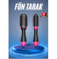 Saç Kurutma Makinesi Saç Düzleştirici Fön Tarak Isı Ayarlı Sıkı Dişli