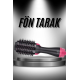 Saç Şekillendirici Ve Saç Düzleştirici Fön Tarağı Tarak Fırça 1200w Saç Kurutma