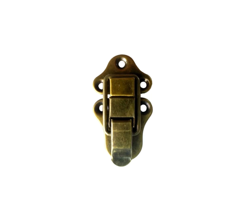 Sandık, Kutu Klipsi, Ön Kilidi - 72x40mm, Antik, 1 Adet Sandık, Kutu Klipsi, Ön Kilidi - 72x40mm, Antik, 1 Adet