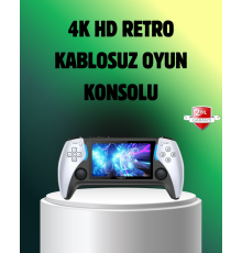 Şarjlı 4 Saat Oyun Süreli TV Bağlantılı Retro Oyun Konsolu