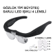 Şarjlı Gözlük Büyüteç 4 Farklı Lens 11537dc