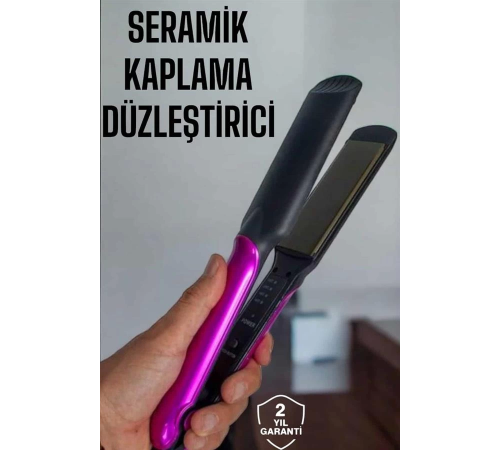 Seramik Kaplama Isı Ayarlı Yıpranma Karşıtı Saç Düzleştirici Seramik Kaplama Isı Ayarlı Yıpranma Karşıtı Saç Düzleştirici