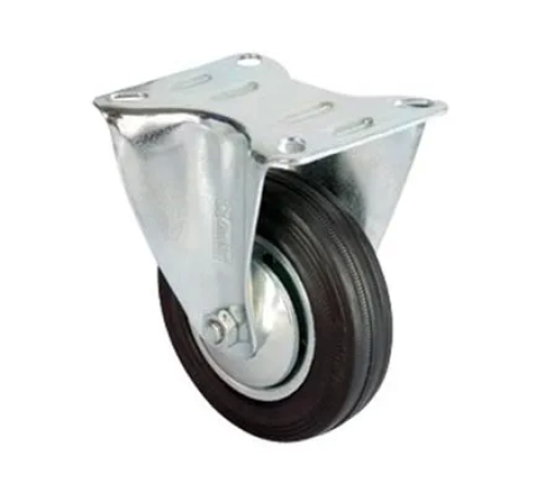 Servis Tekeri - Tablalı Siyah Sabit - Çap 80 Mm Servis Tekeri - Tablalı Siyah Sabit - Çap 80 Mm