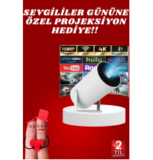Sevgiliye Özel Hediye Ayaklı Sinema Projektörü Projeksiyon