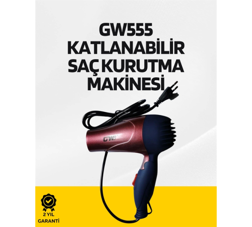 Seyahat Tipi Saç Kurutma Makinesi | 1500W Yüksek Performans, Katlanabilir ve Hafif Tasarım Seyahat Tipi Saç Kurutma Makinesi | 1500W Yüksek Performans, Katlanabilir ve Hafif Tasarım