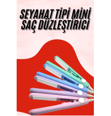 Seyahat Tipi Taşınabilir Saç Düzleştirici Saç Şekillendirici Yüksek Isı Ayarlı