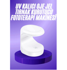 Seyehat Tipi Mini Oje Kurutucu Ultraviole Mor Işık Protez Tırnak Kurutucu