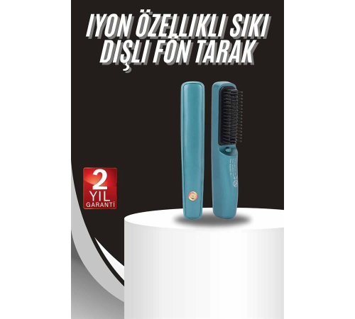 Sıkı Dişli Fön Tarak İyon Özelliği Saç Düzleştirici Tarak Sıkı Dişli Fön Tarak İyon Özelliği Saç Düzleştirici Tarak