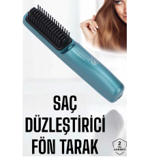 Sıkı Dişli Taşınabilir İyon Özelliği Seyahat Tipi Saç Düzleştirici Fön Tarak