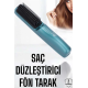 Sıkı Dişli Taşınabilir İyon Özelliği Seyahat Tipi Saç Düzleştirici Fön Tarak