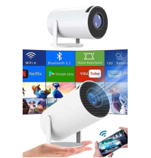 Sinema Projektörü Android HDMI USB WİFİ Ses Çıkışlı Ayaklı Projeksiyon Taşınabilir