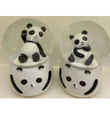 Siyah-beyaz Panda Kar Küresi Büyük Boy
