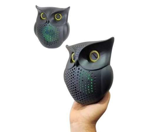 Siyah Bluetooth Hoporlör Baykuş Speaker Bluetooth 5.0 Bağlantılı Siyah Bluetooth Hoporlör Baykuş Speaker Bluetooth 5.0 Bağlantılı