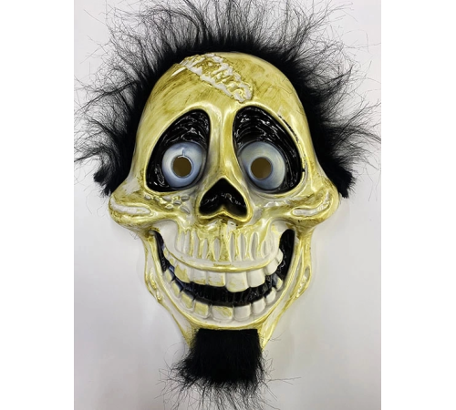 Siyah Peluş Saçlı Coco Hector Rivera Maskesi 25x23 Cm Siyah Peluş Saçlı Coco Hector Rivera Maskesi 25x23 Cm
