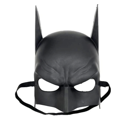 Siyah Renk Çocuk Boy Arkadan Lastikli Batman Maskesi A Kalite 20x14 Cm Siyah Renk Çocuk Boy Arkadan Lastikli Batman Maskesi A Kalite 20x14 Cm