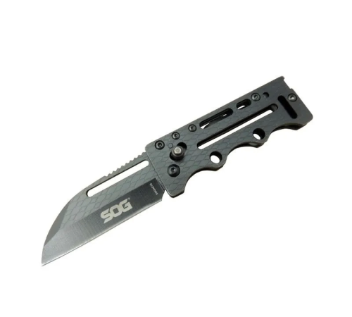 Sog Ac78 Siyah Yaprak Kamp Çakı 14,5 Cm - Metal Sap, Kılıflı Sog Ac78 Siyah Yaprak Kamp Çakı 14,5 Cm - Metal Sap, Kılıflı