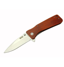 Sog Twı24-cp Rd Outdoor Çakı 23 Cm - Ahşap Saplı, Otomatik, Kılıflı, Kemerlikli