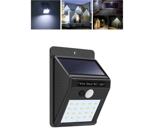Solar Dekoratif Lambası Sensörlü Led Işık Bahçe Aydınlatma