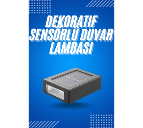 Solar Güneş Enerjili Çift Taraflı Duvar Lambası Çift Taraflı Duvar Lamba Güneş Enerjili