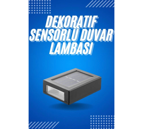 Solar Güneş Enerjili Çift Taraflı Duvar Lambası Çift Taraflı Duvar Lamba Güneş Enerjili