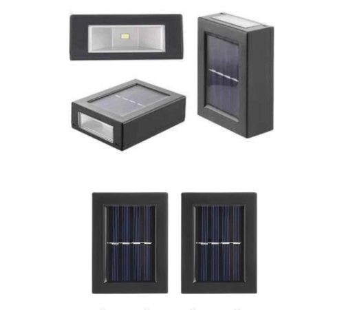 Solar Güneş Enerjili Çift Taraflı Duvar Lambası Çift Taraflı Duvar Lamba Güneş Enerjili