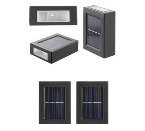 Solar Güneş Enerjili Çift Taraflı Duvar Lambası Çift Taraflı Duvar Lamba Güneş Enerjili