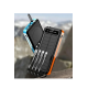 Solar Powerbank 1xusb 10.000mah Lcd Ekran Dahili Usb Mikro Type-c Powerbank